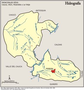 Hidrografía del departamento de Risaralda.