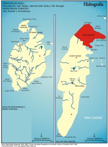 Hidrografía de San Andrés, Providencia y Santa Catalina.
