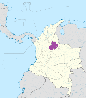 ¿Dónde se encuentra el departamento de Santander?