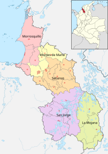 Subregiones de Sucre (Colombia).