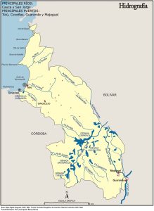 Hidrografía del departamento de Sucre (Colombia).