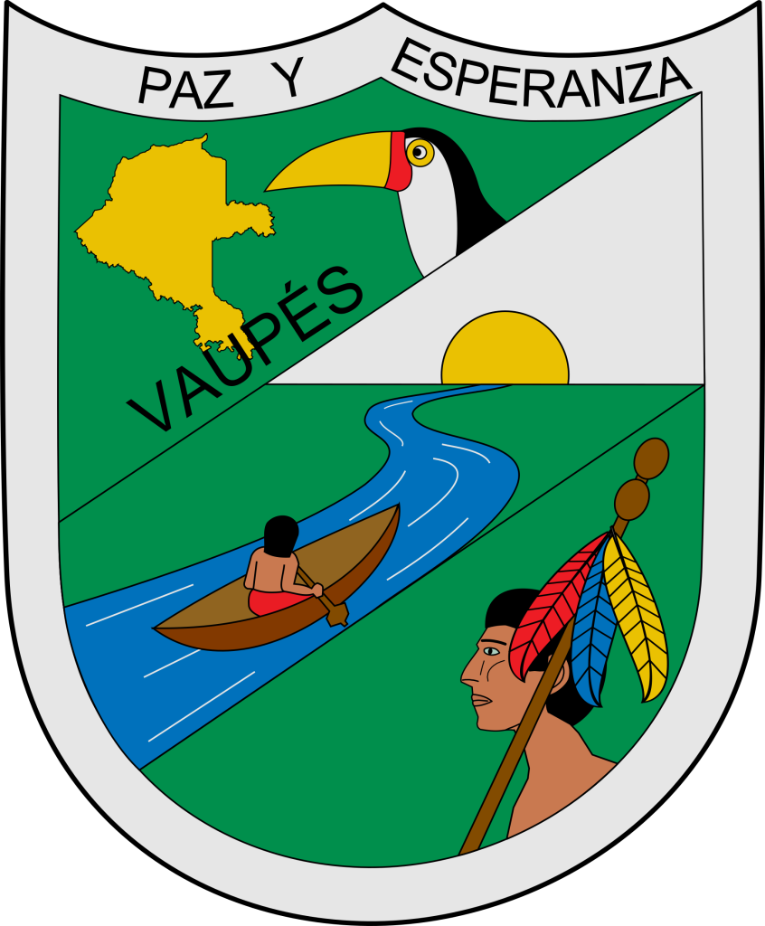 Escudo del departamento del Vaupés.