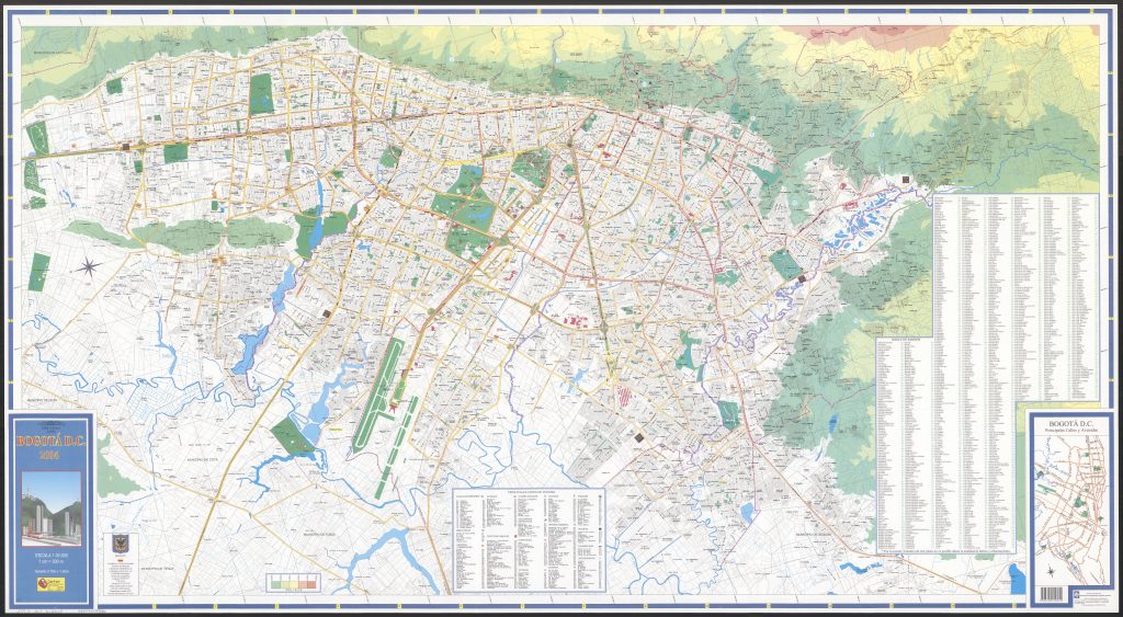 Plano de Bogotá 2004.