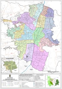 Mapa de la ciudad de Medellín 2023.