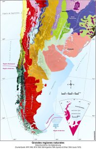 Grandes regiones naturales de Argentina.
