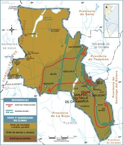 Climas de la provincia de Catamarca.