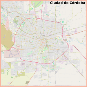 Plano de la ciudad de Córdoba (Argentina)