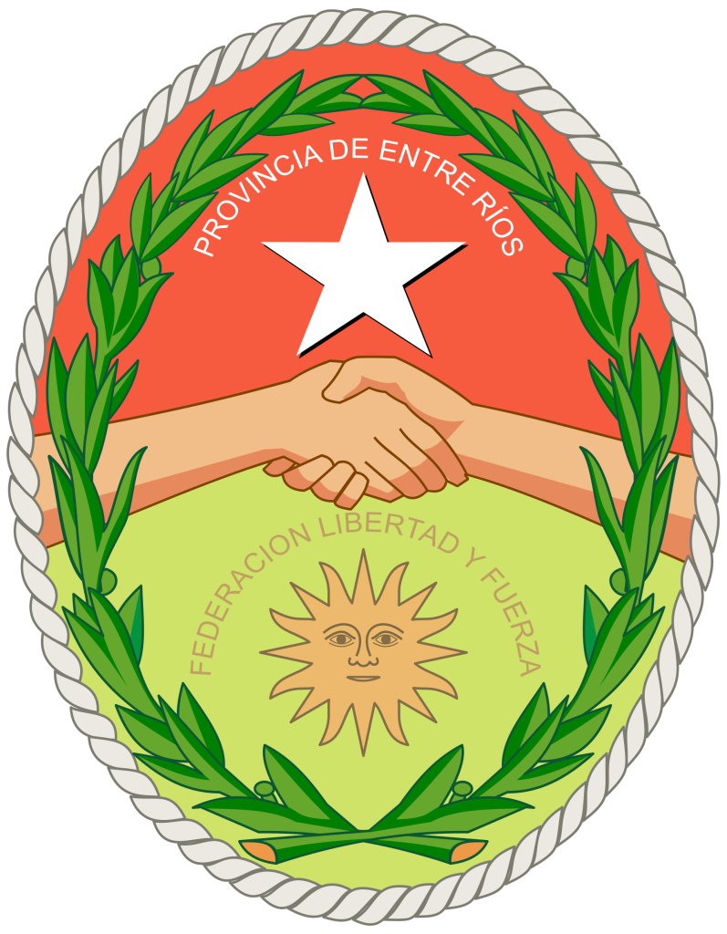Escudo de la provincia de Entre Ríos.