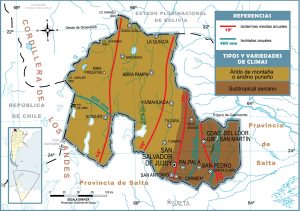 Climas de la provincia de Jujuy.