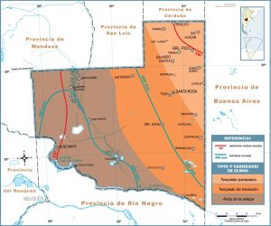 Climas de la provincia de La Pampa.