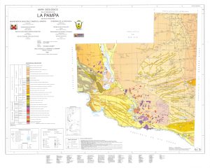 Mapa geológico de la provincia de La Pampa