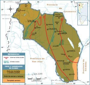 Climas de la provincia de La Rioja.
