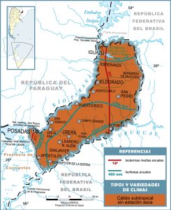 Climas de la provincia de Misiones.