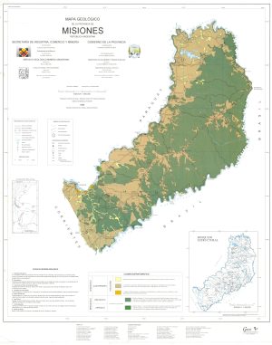 Mapa geológico de la provincia de Misiones