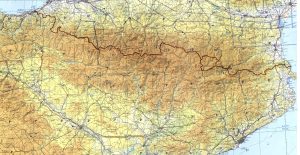 Mapa de los Pirineos