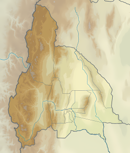 Mapa físico en blanco de la provincia de San Juan (Argentina).