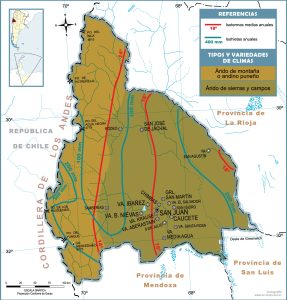 Climas de la provincia de San Juan (Argentina).