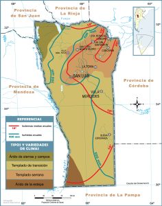 Climas de la provincia de San Luis.