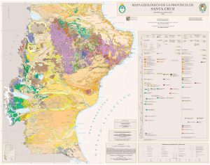 Mapa geológico de la provincia de Santa Cruz (Argentina)