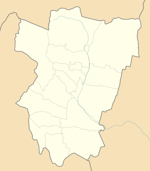 Mapa mudo de la provincia de Tucumán