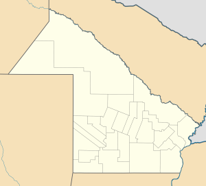 Mapa mudo de la provincia del Chaco