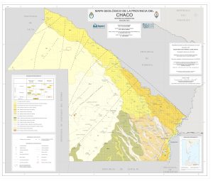 Mapa geológico de la provincia del Chaco