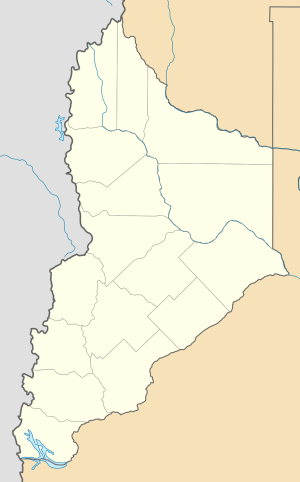 Mapa mudo de la provincia del Neuquén