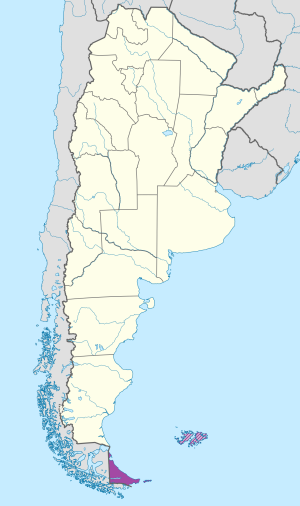 ¿Dónde se encuentra la provincia de Tierra del Fuego?