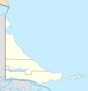 Mapa mudo de la provincia de Tierra del Fuego