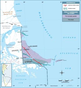 Climas de la provincia de Tierra del Fuego.