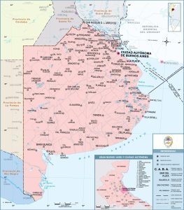 Partidos de la provincia de Buenos Aires.
