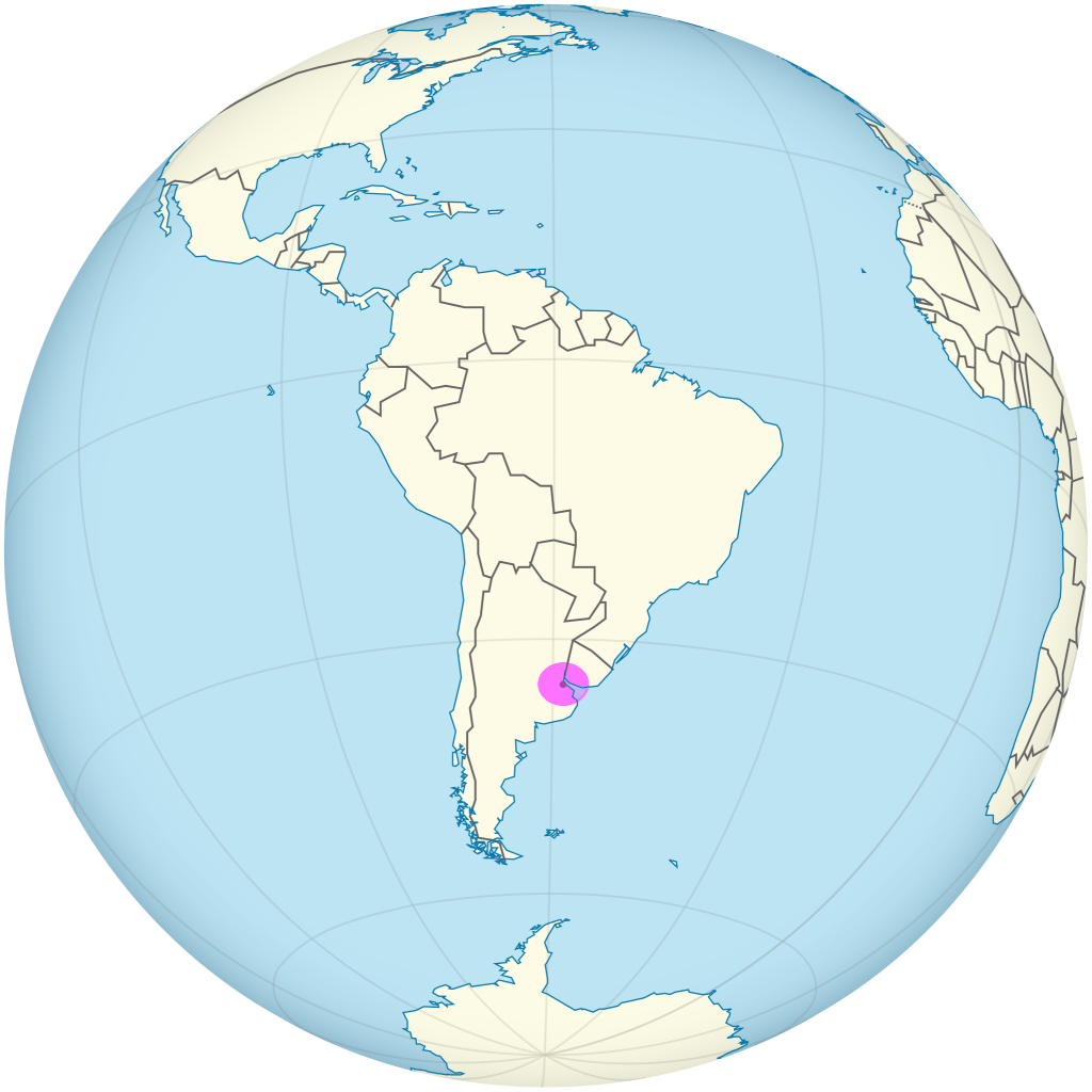 Mapa de ubicación de la ciudad de Buenos Aires.