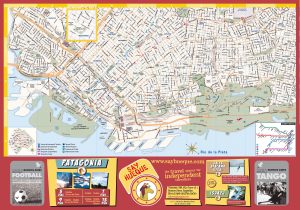 Mapa turístico de la ciudad de Buenos Aires