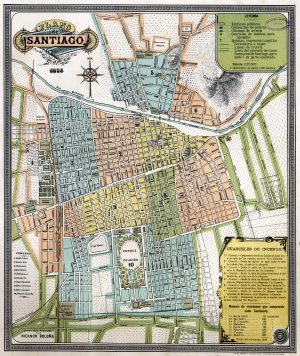 Plano de Santiago, 1895