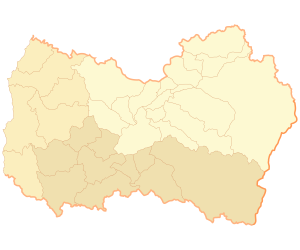 Mapa mudo de la región de O’Higgins
