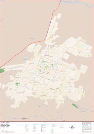 Plano de la ciudad de Chillán