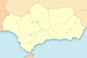 Mapa mudo de Andalucía