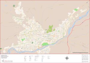 Plano de la ciudad de Temuco