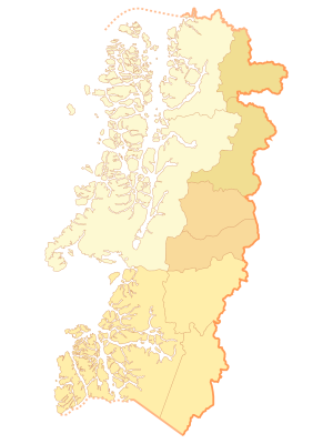 Mapa mudo de la región de Aysén