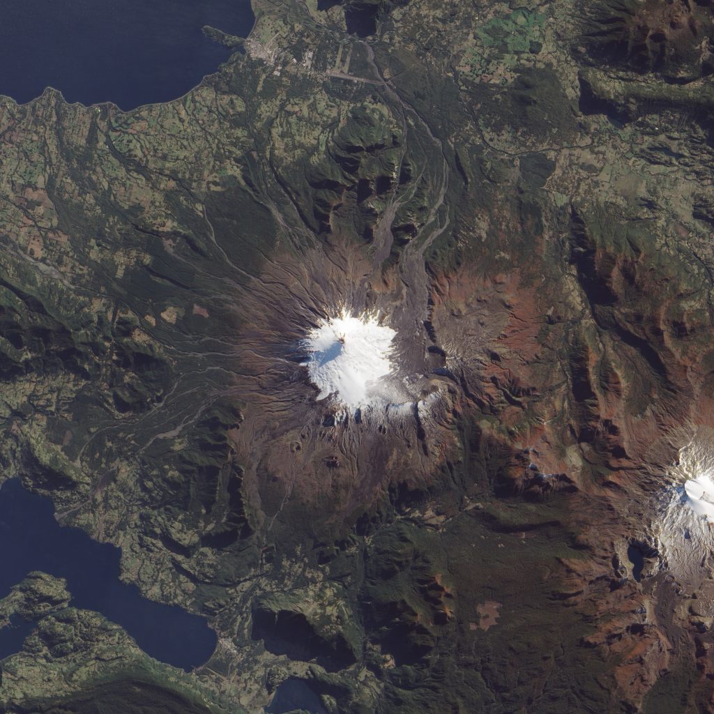Volcán Villarrica, sur de Chile.