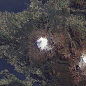 Volcán Villarrica, sur de Chile