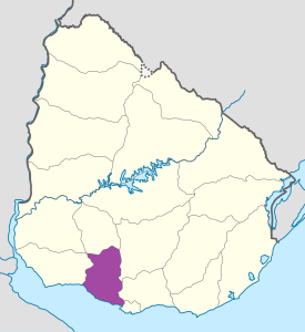 Mapa de ubicación del departamento de San José en Uruguay. Mapa de ubicación del departamento de San José en Uruguay.