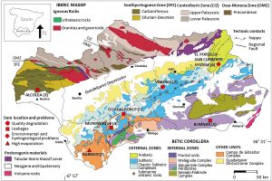 Contexto geológico andaluz (modificado de Vera (2004)).