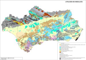 Litología en Andalucía.