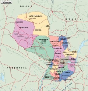 Departamentos de Paraguay.