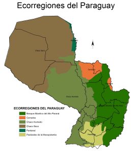 Ecorregiones de Paraguay. Ecorregiones de Paraguay.