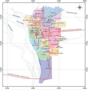 Plano de la ciudad de Concepción (Paraguay)