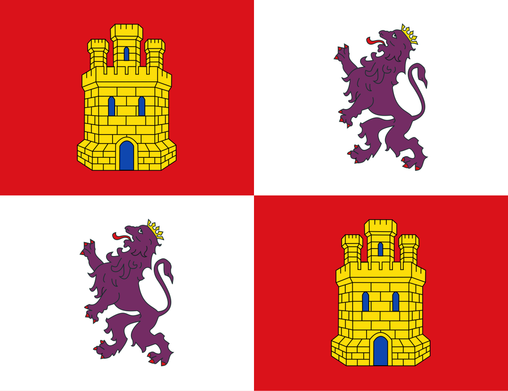 Bandera de Castilla y León.