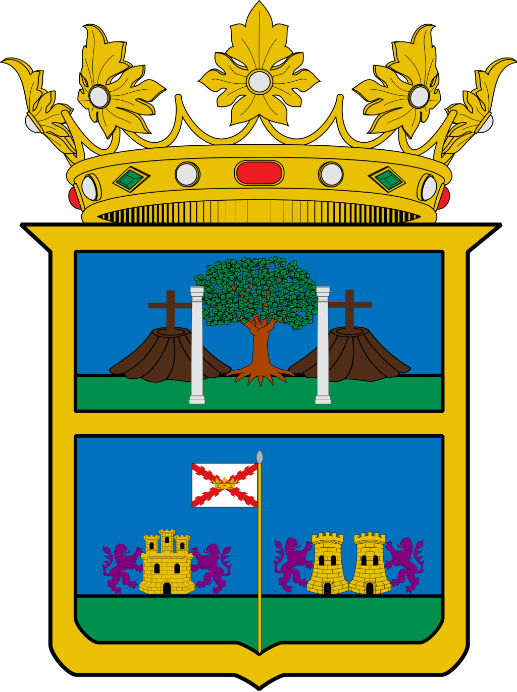 Escudo del departamento de Chuquisaca.
