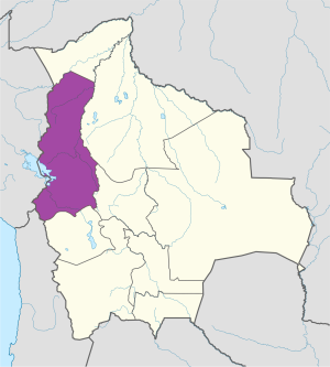 ¿Dónde se encuentra el departamento de La Paz?